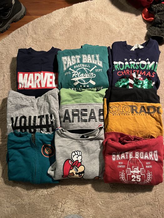 Paka ubran dla chlopca 5-7 lat 122-140