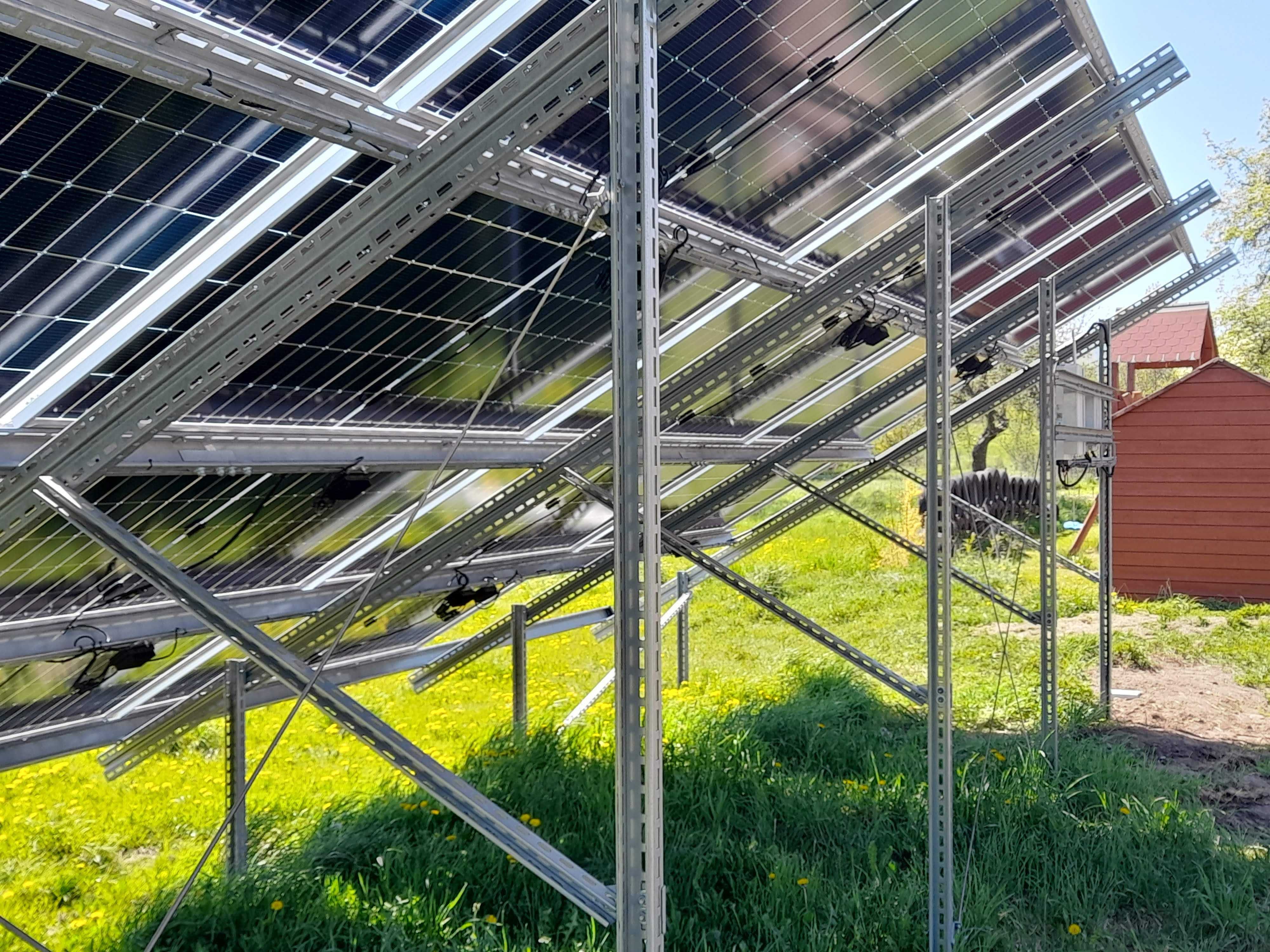 Fotowoltaika hybryda DEYE grunt  10kwp +ME 16KWh .UPS 3 fazy