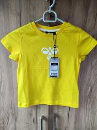 Koszulka t-shirt Bawełniana Hummel, rozmiar 4 lat/104 cm, nowa z metką