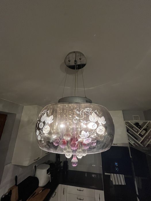 Żyrandol z kryształkami