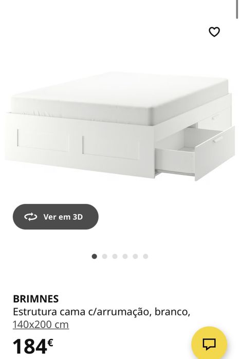 Vendo cama Brimmes com pouco tempo de uso