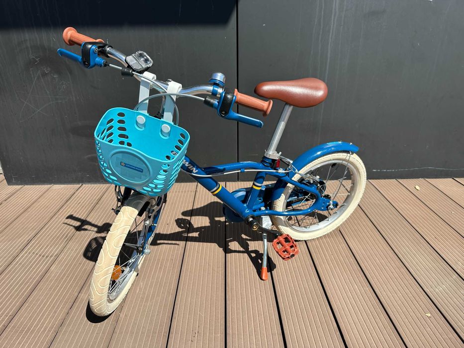 BTWIN Bicicleta criança, 3-5 anos, 14" discover azul 900