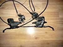 Shimano alivio монетки  перемикачі передач+ механічні гальма shimano