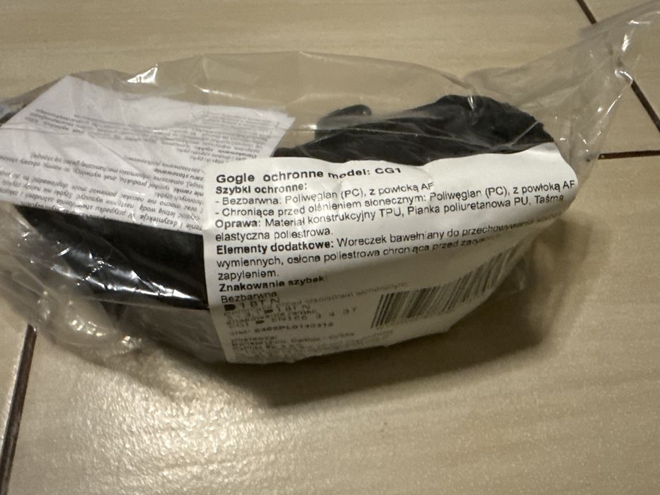 Gogle ochronne CG1