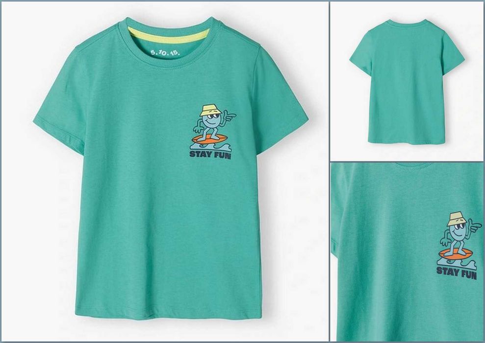 5.10.15.  miętowy T-shirt