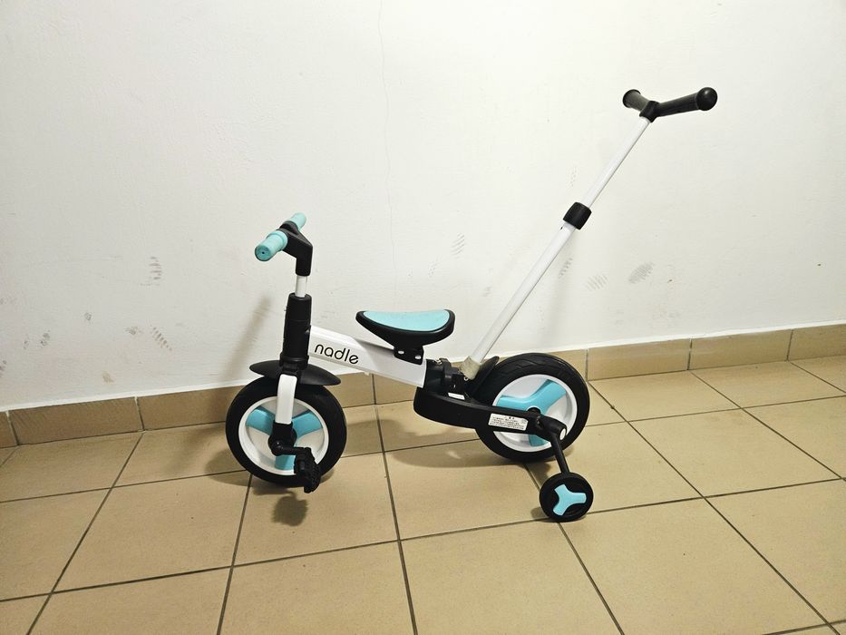 Rower 5w1 Nadle – rowerek biegowy, trójkołowy, z pedałami, rączką