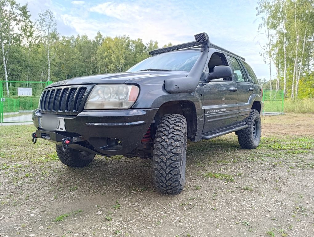 Jeep Grand Cherokee 4.0 LPG off road  MT 32cale bagażnik płyta wyciąga