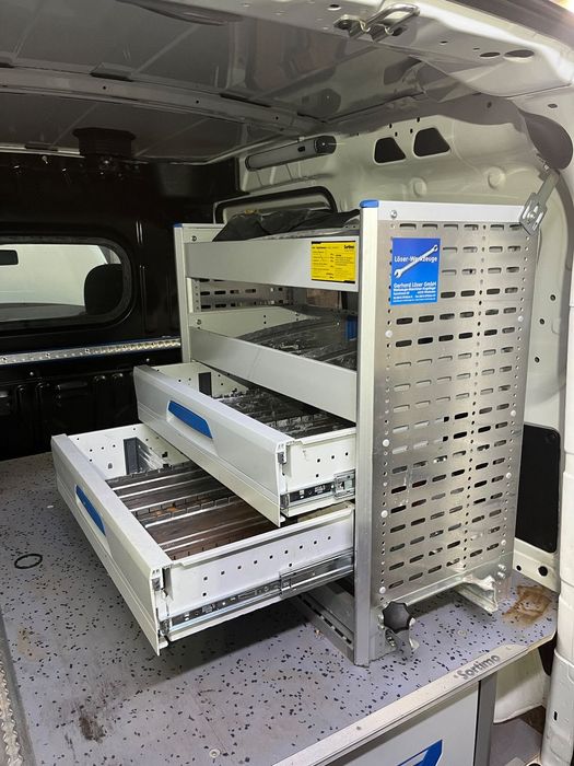 Zabudowa regał szuflady SORTIMO Doblo Combo berlingo Caddy Partner itd