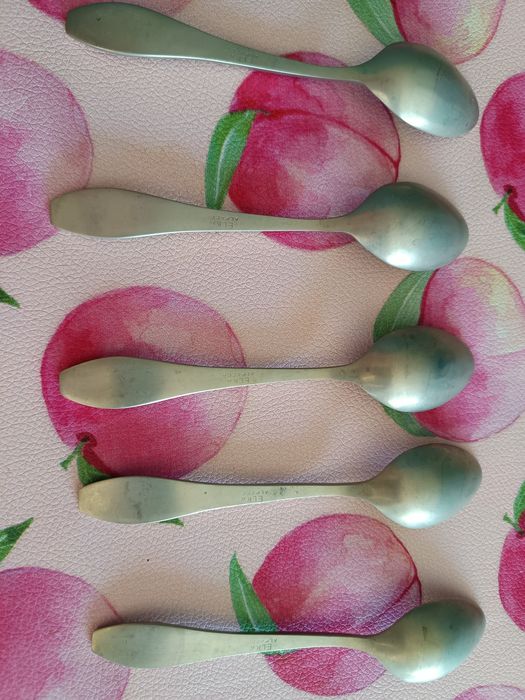 Łyżeczki stare alpacca