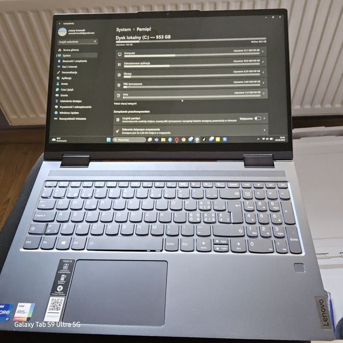 Yoga 7-15ITL5 Laptop (ideapad) - Type 82BJ TABLET