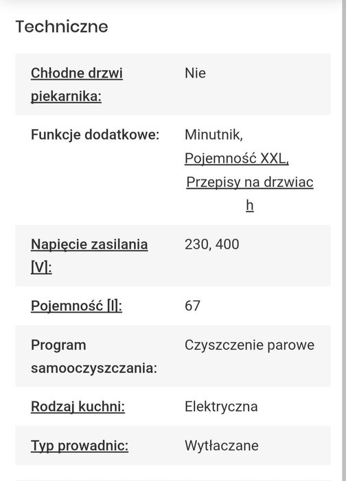 Kuchenka elektryczna Amica 58CE1.30HMsQ(W] NIEUŻYWANA KLASA A