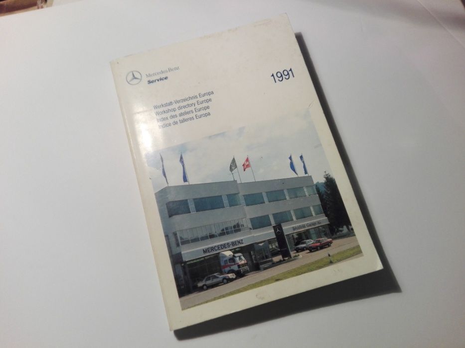 Livros - Mercedes-Benz Service Europa 1991 e 1992