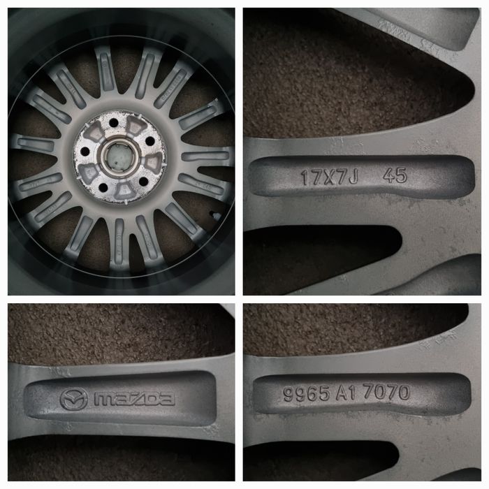 Koła Zimowe Alu z czujnikami 17" Mazda CX-5 CX5 5x114,3 Oryginalne