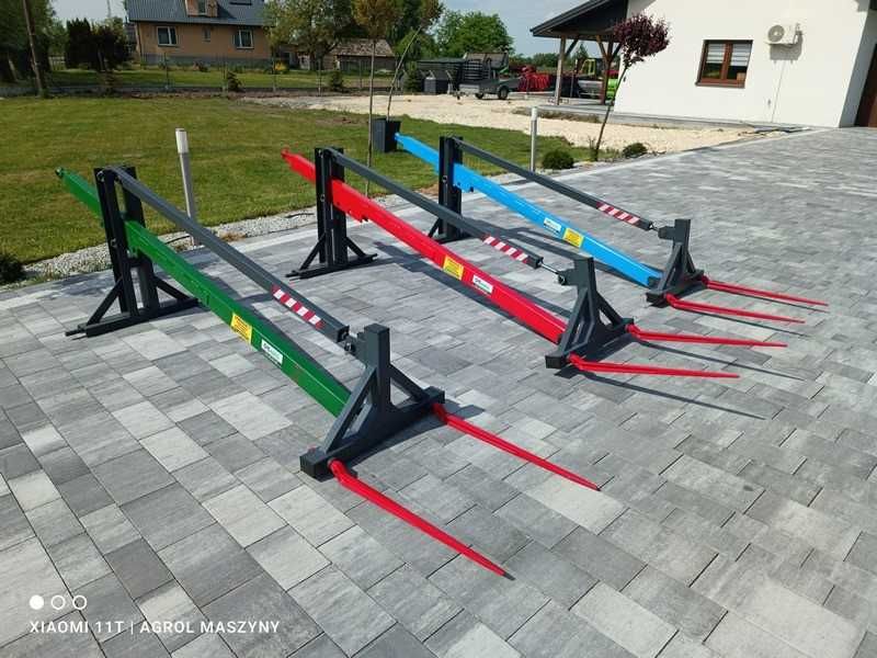 Rama / ładowacz do bel zęby kute solidna konstrukcja Raty