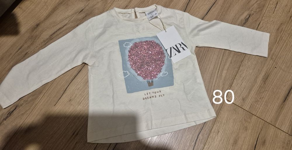 Bluzka Zara 80, spodnie Zara 86