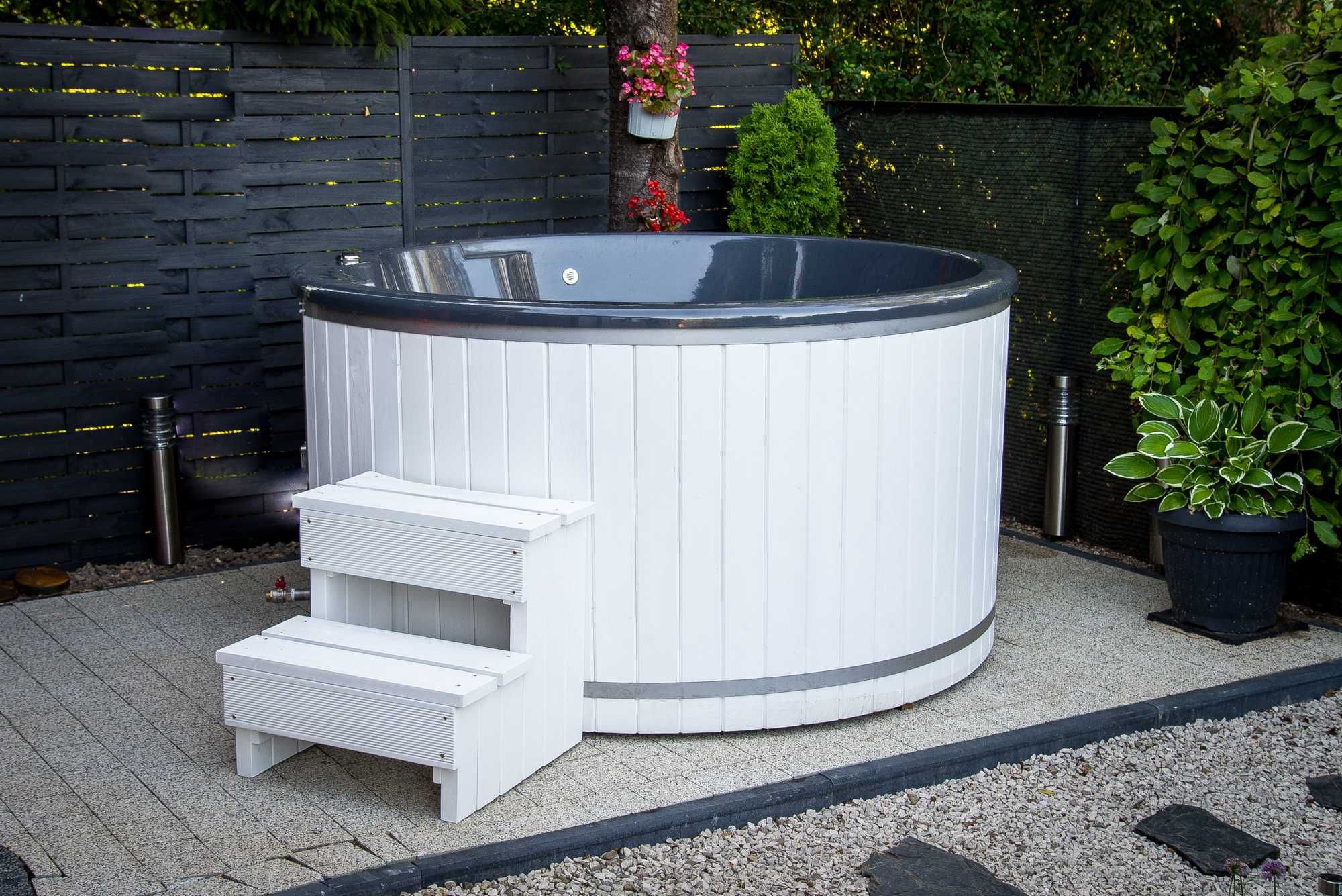Balia ogrodowa ELEKTRYCZNA Jacuzzi Hot Tuba Gorąca Beczka hydromasaż