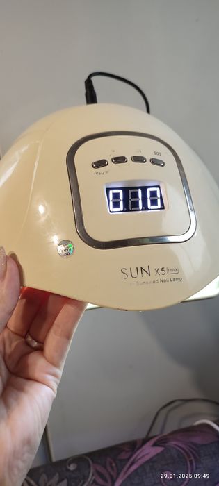 Лампа для манікюру SUN X5 max і SUN T6 max