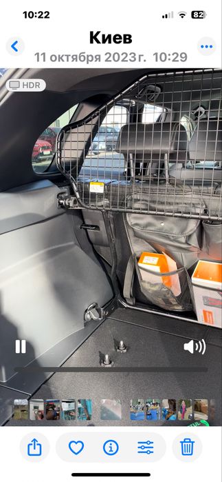 Оригінальна решітка багажника Toyota RAV 4, V пок., для тварин.
