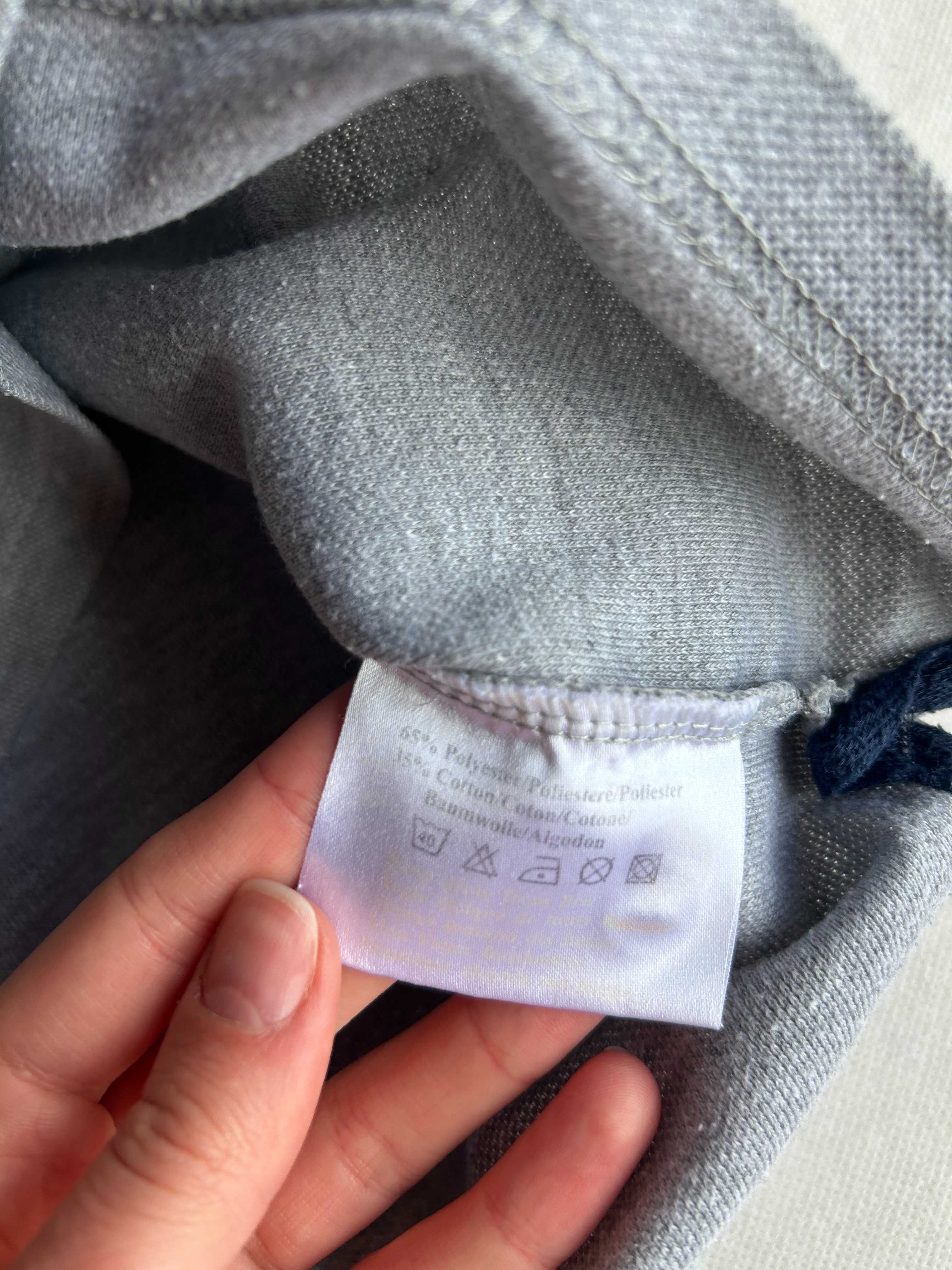 UMBRO Szara koszulka polo rozmiar L