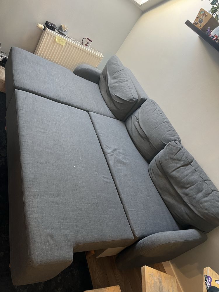 Kanapa IKEA rozkładany narożnik szary