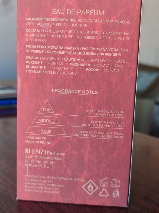 Парфуми жіночі Jfenzi Experience