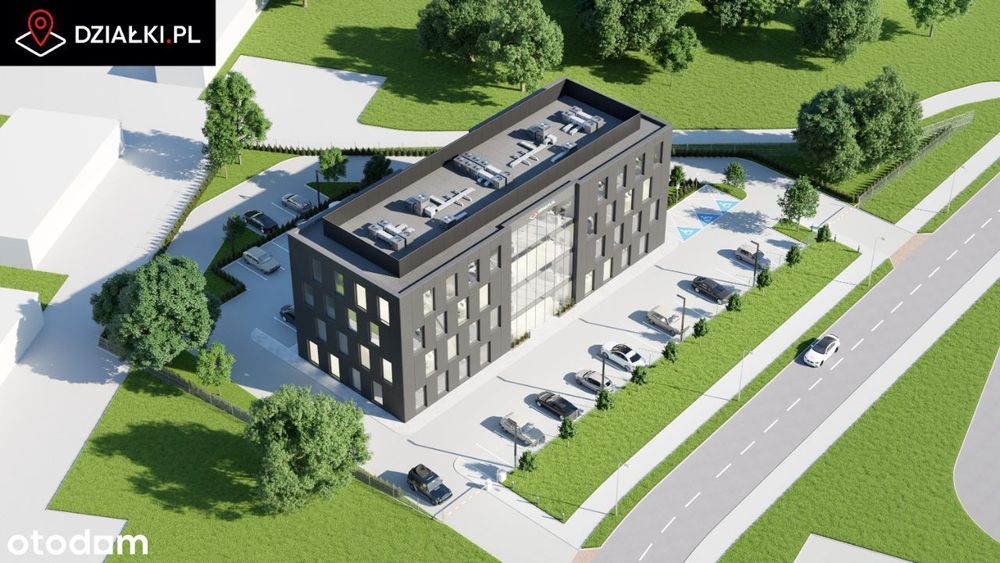 Działka usługowa objęta MPZP