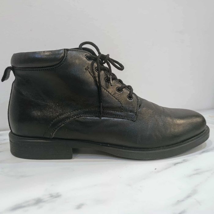 Buty ocieplane skórzane męskie Cesare Cave