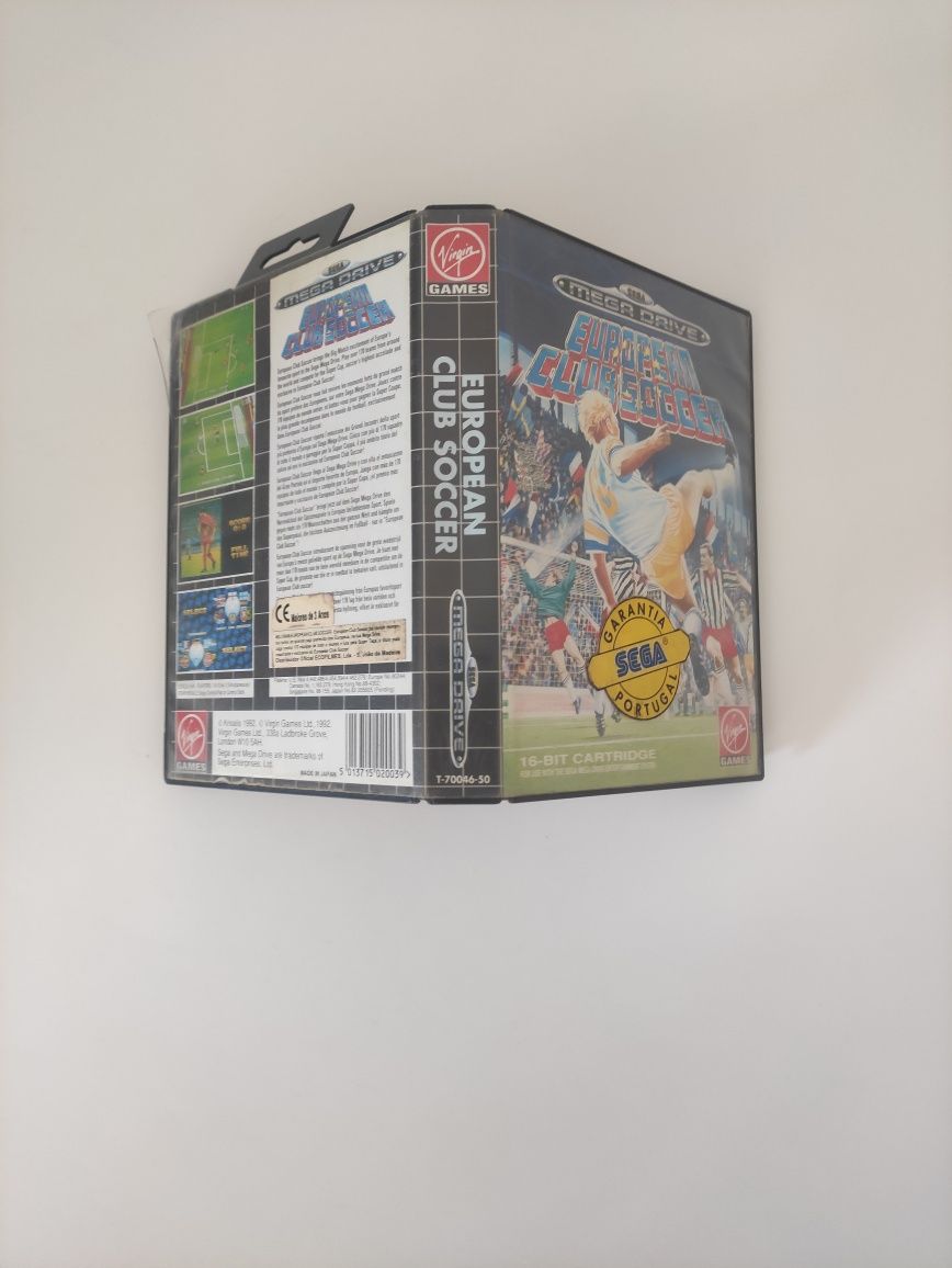 Jogo MEGA DRIVE European Club Soccer (Completo)