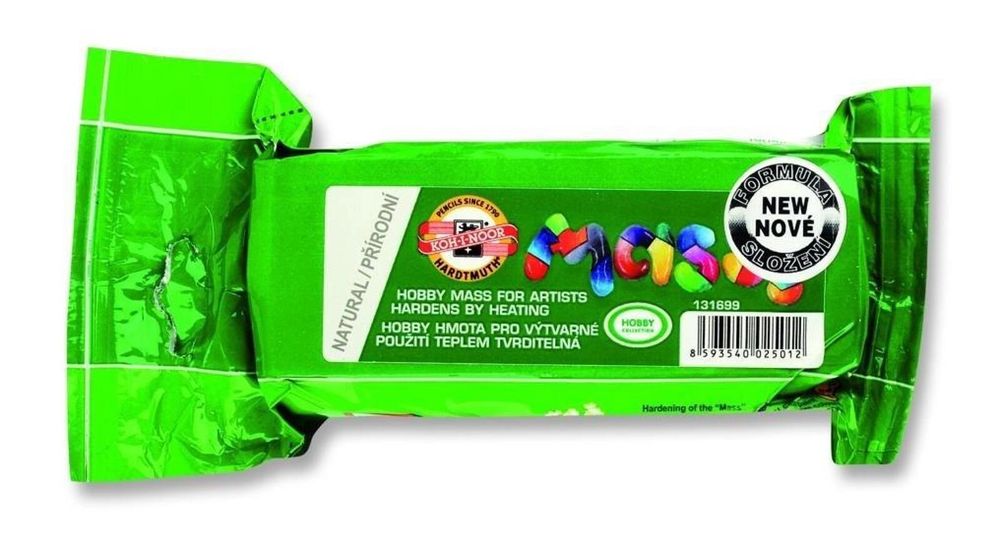 Modelina ceramiczna termoutwardzalna 500g Koh-I-Noor folia,158x96 mm
