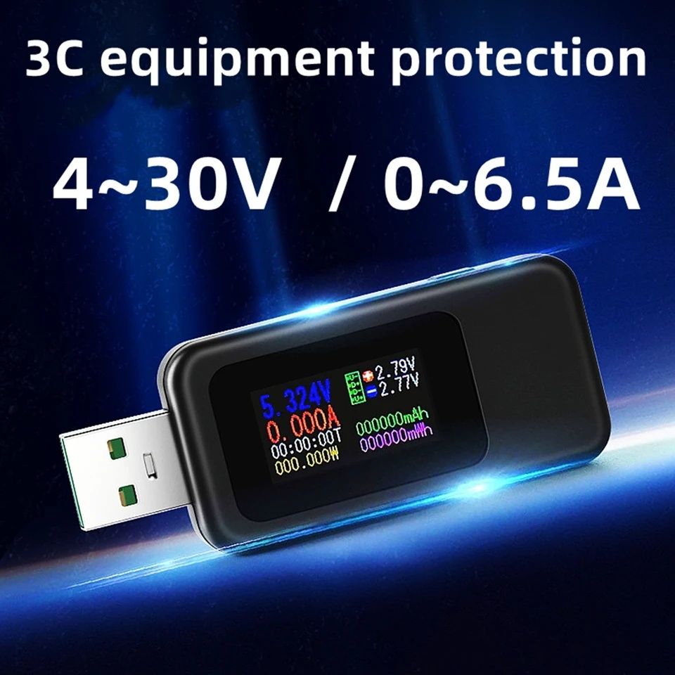 Usb тестер  150W QC2.0 QC3.0 PD SAMSUNG quick charge protocol