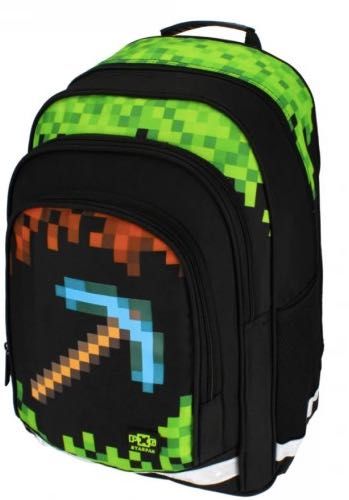 Plecak szkolny tornister Minecraft dla chłopca pojemny