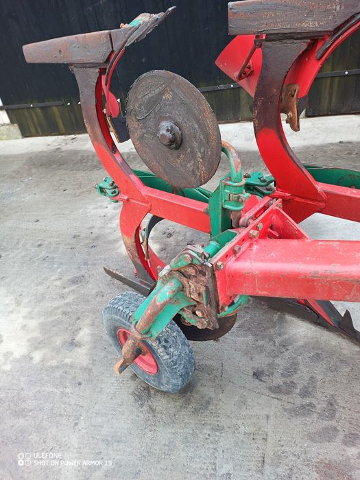 Kverneland 4 skiby resor non stop nowe dokładnie overum hydraulik pług