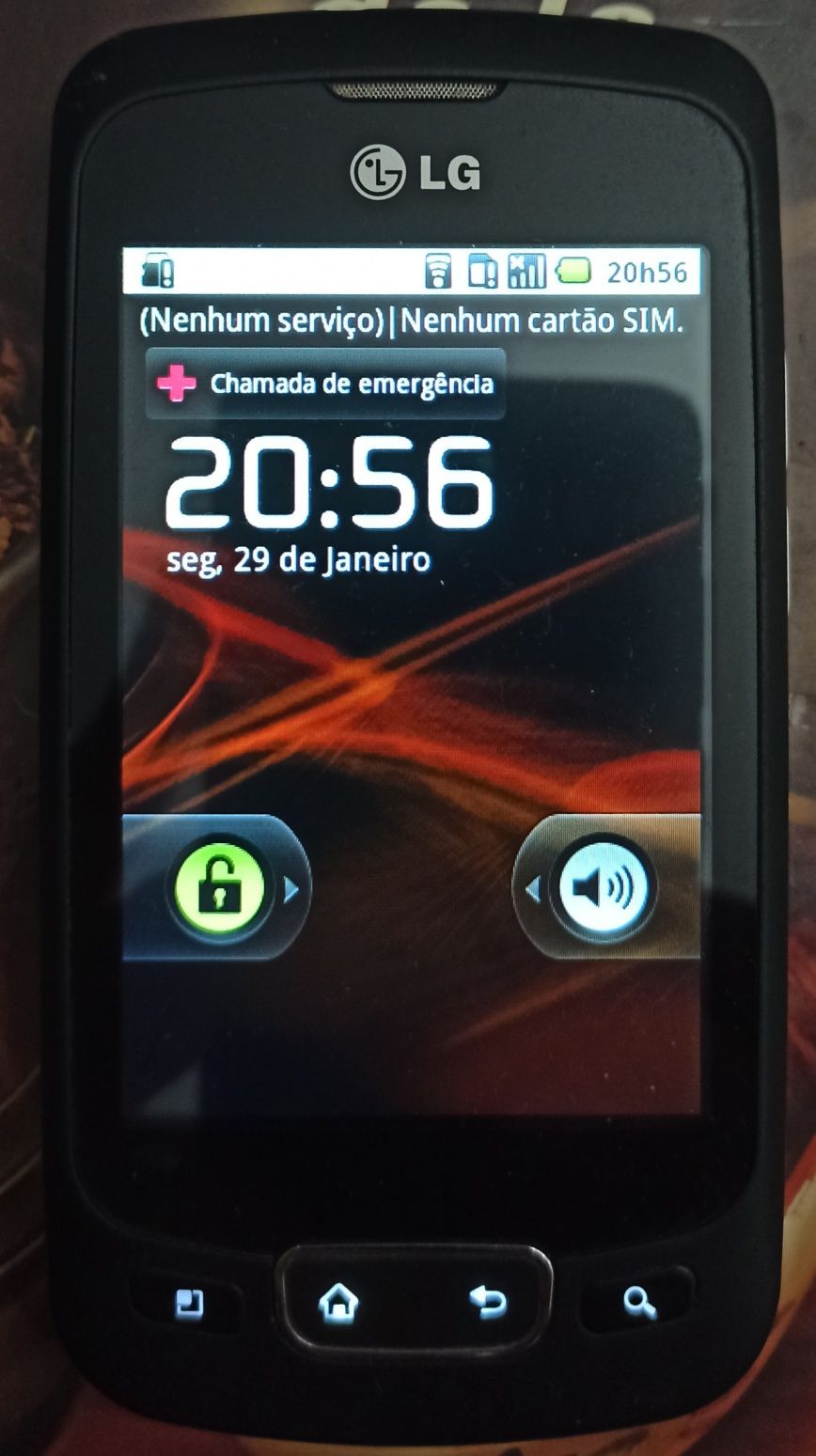 2 Telemóveis - Alcatel 1068D e LG Optimus One