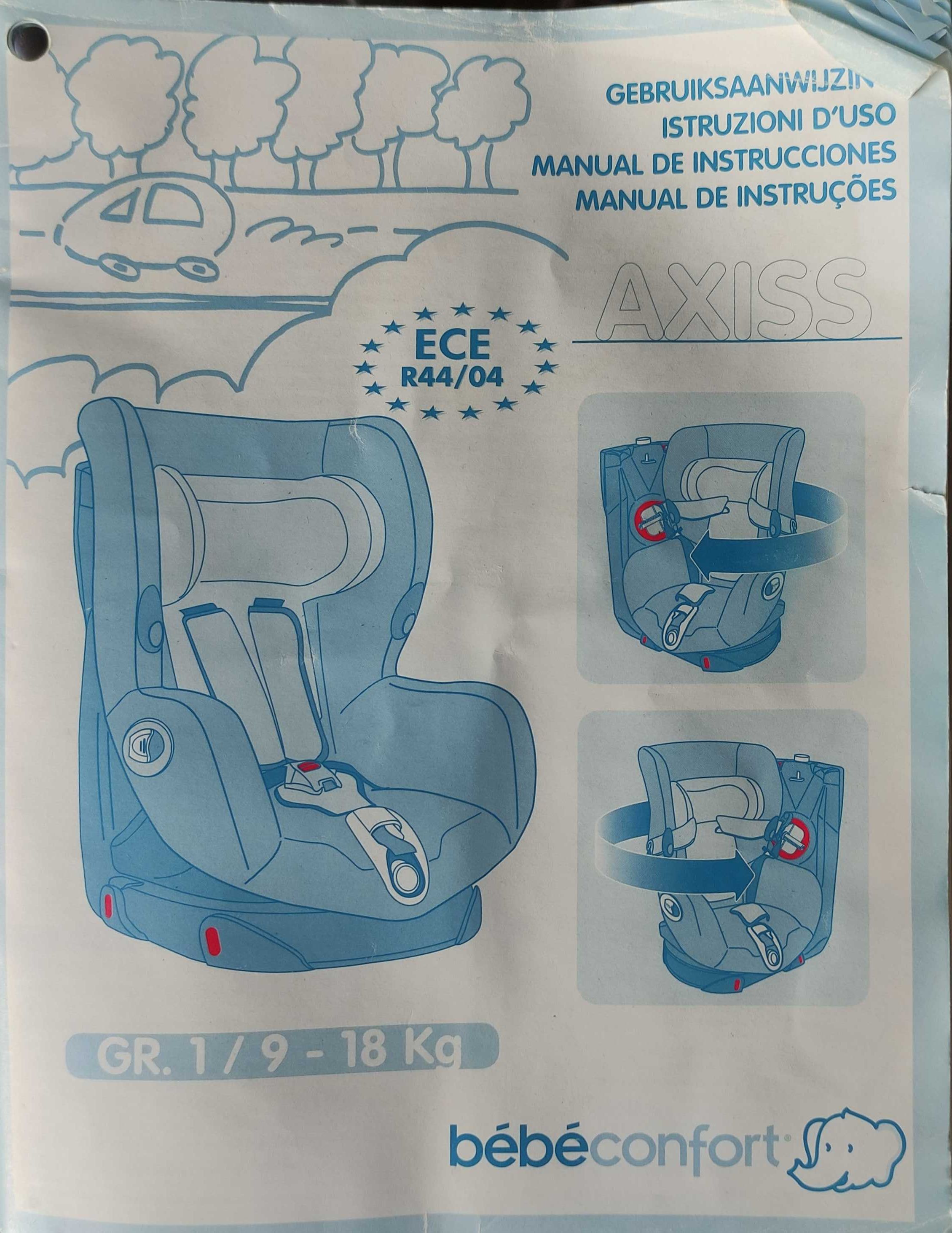 Cadeira auto rotativa Axiss da Bebe Confort