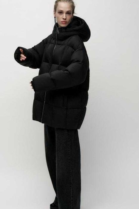 Пуховик водо-та вітронепроникний з капюшоном ZARA