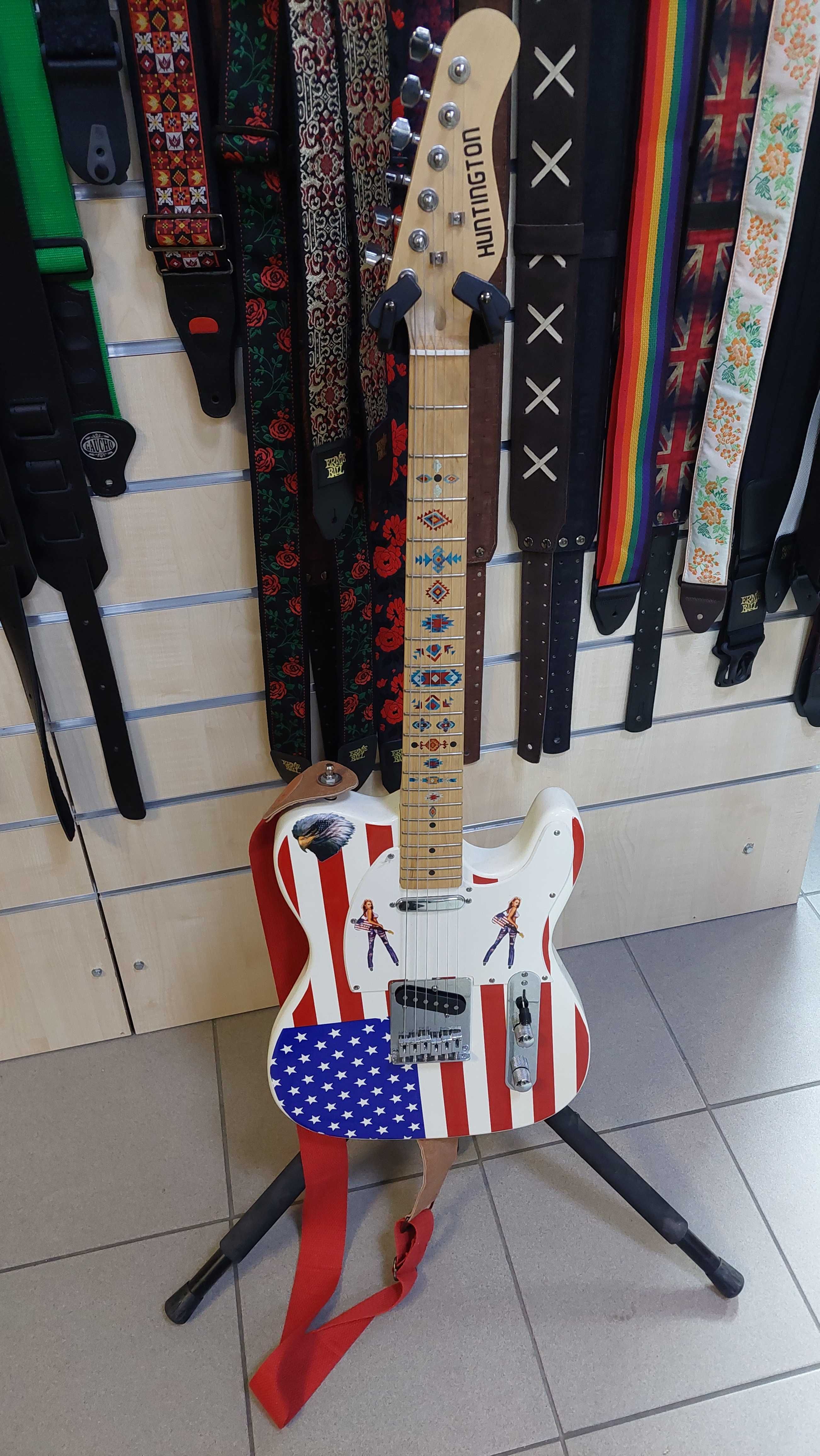 Gitara Elektryczna Huntington Telecaster American Flag USA