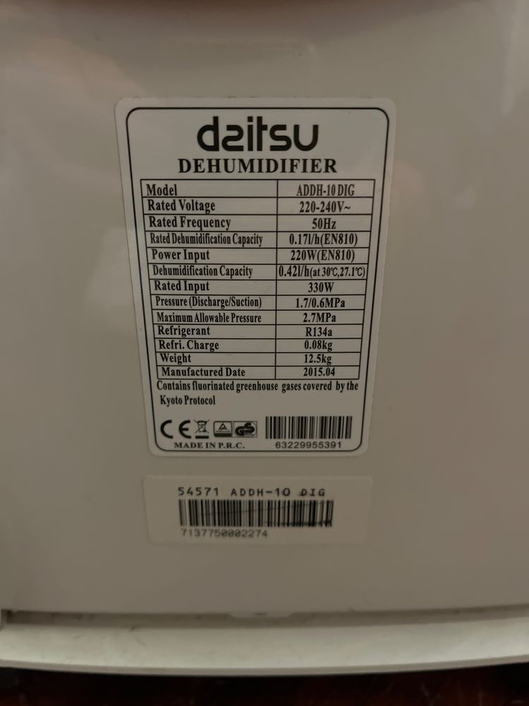 Desumidificador Daitsu ADDH-10 DIG