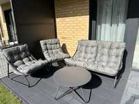 Zestaw mebli ogrodowych Vista Caffe Dark Grey