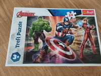 Nowe puzzle trefl 24 maxi 3+ Avengers Marvel Hulk iron Man kapitan Ame