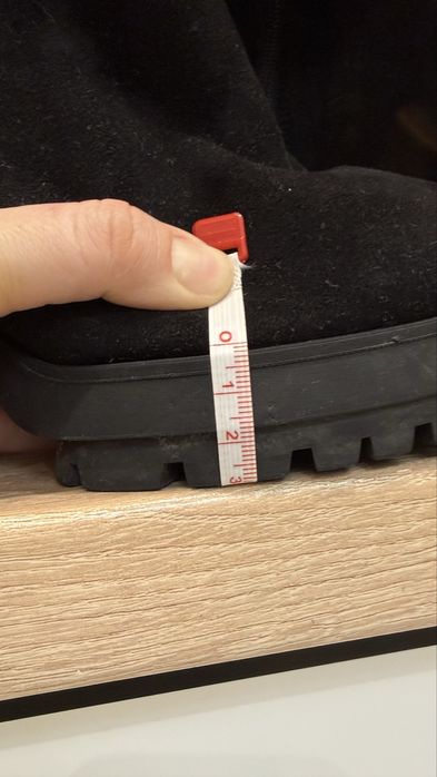 Сапожки замш натуральний 38 високий каблук