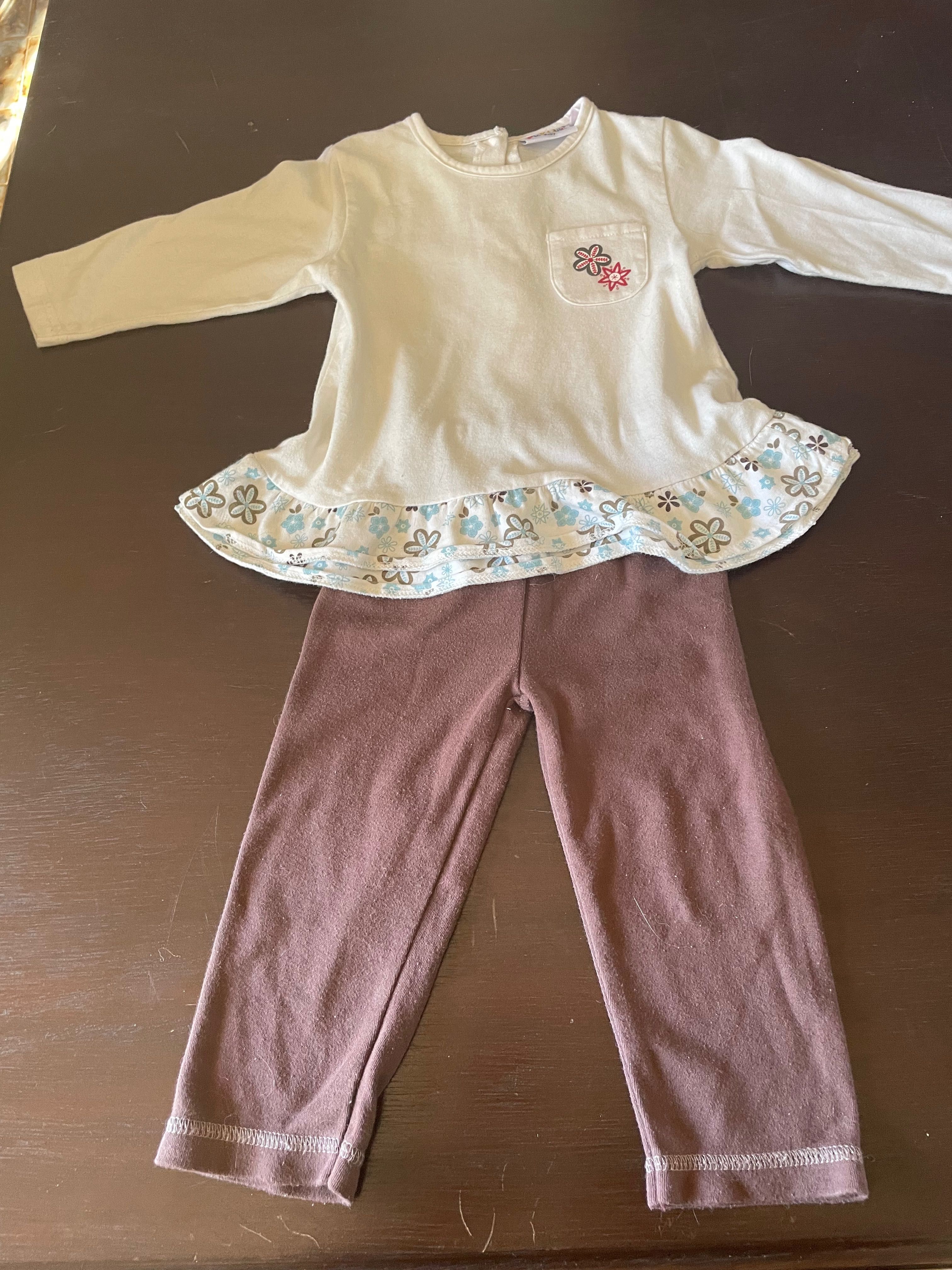 Conjunto 3 peças menina da PicKOuic, 9-12 meses