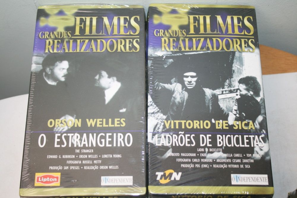 8 cassetes VHS Filmes Grandes Realizadores