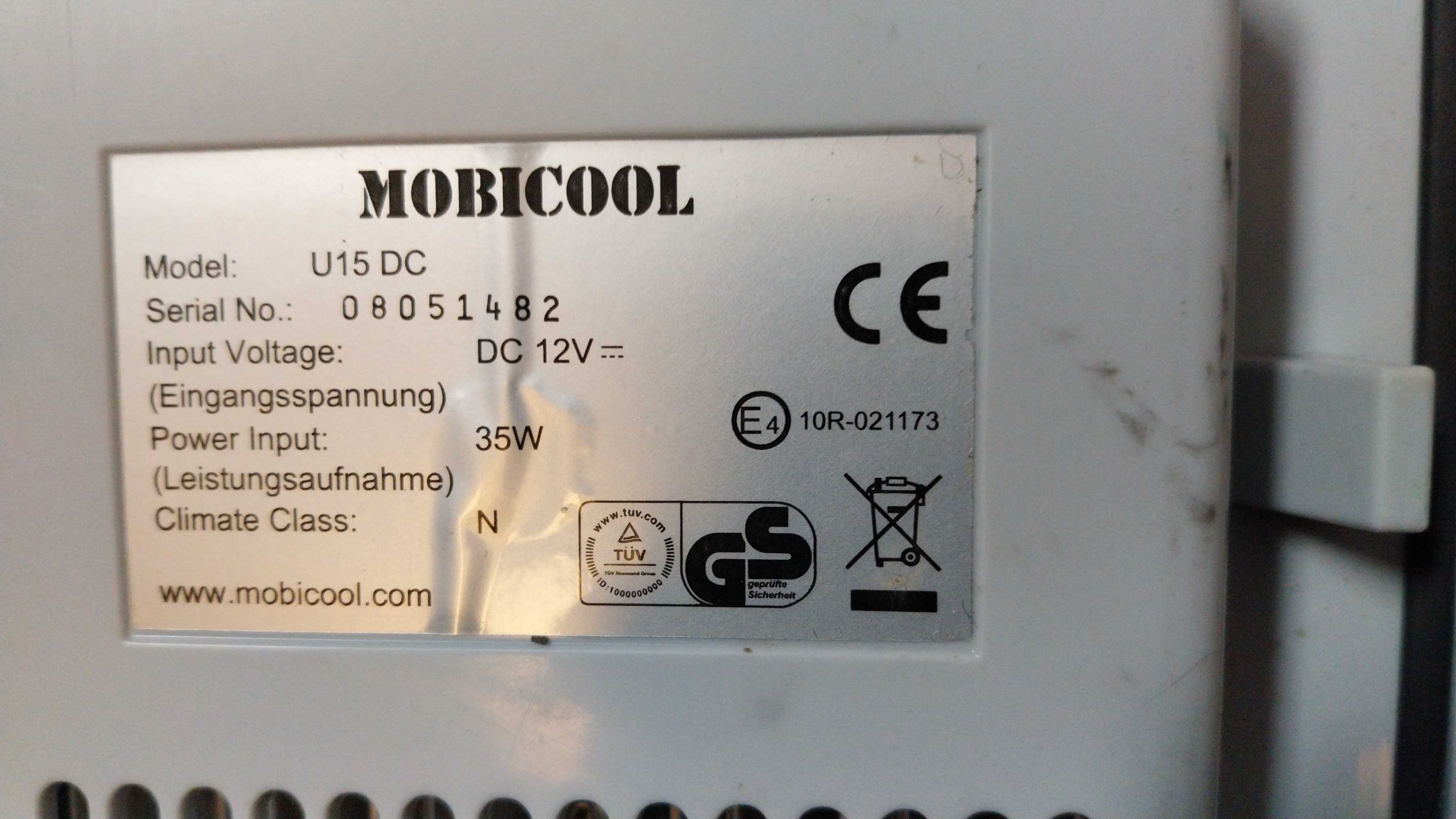 Arca Frigorífica 14L Mobicool p/ automóvel