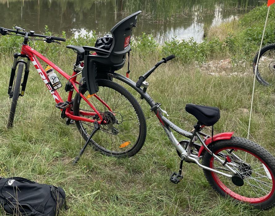 Doczepiany rower weeride dostawka przyczepka rowerowa