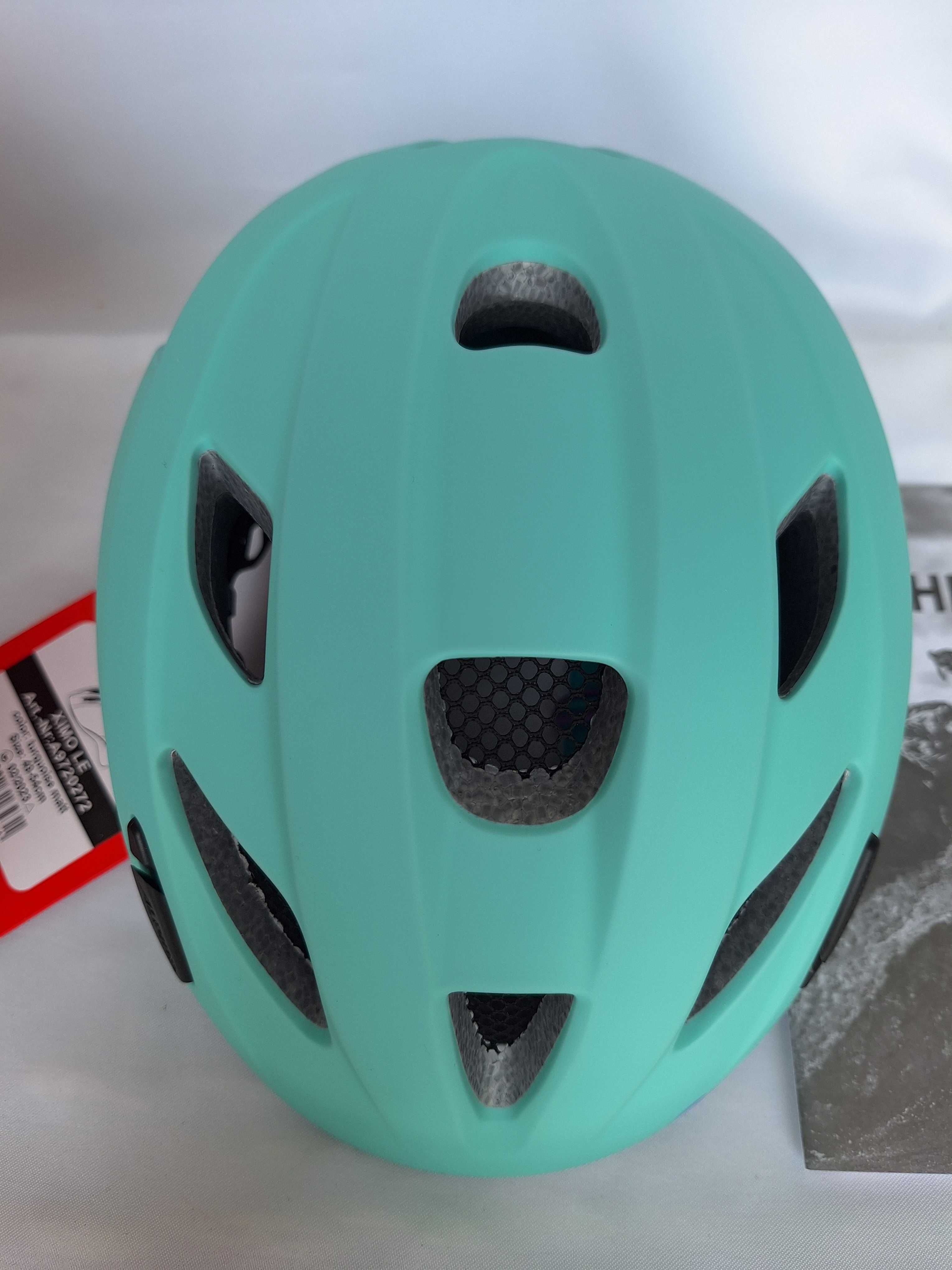 Kask rowerowy dziecięcy Alpina Ximo L.E Turquoise Matt 49-54cm