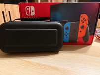 Nintendo Switch V2 + Etui + karta 128GB + gratisy