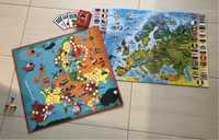 Puzzle Mapa Europy , gra Poznaję Europę