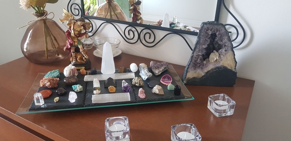 Diversas pedras semipreciosas