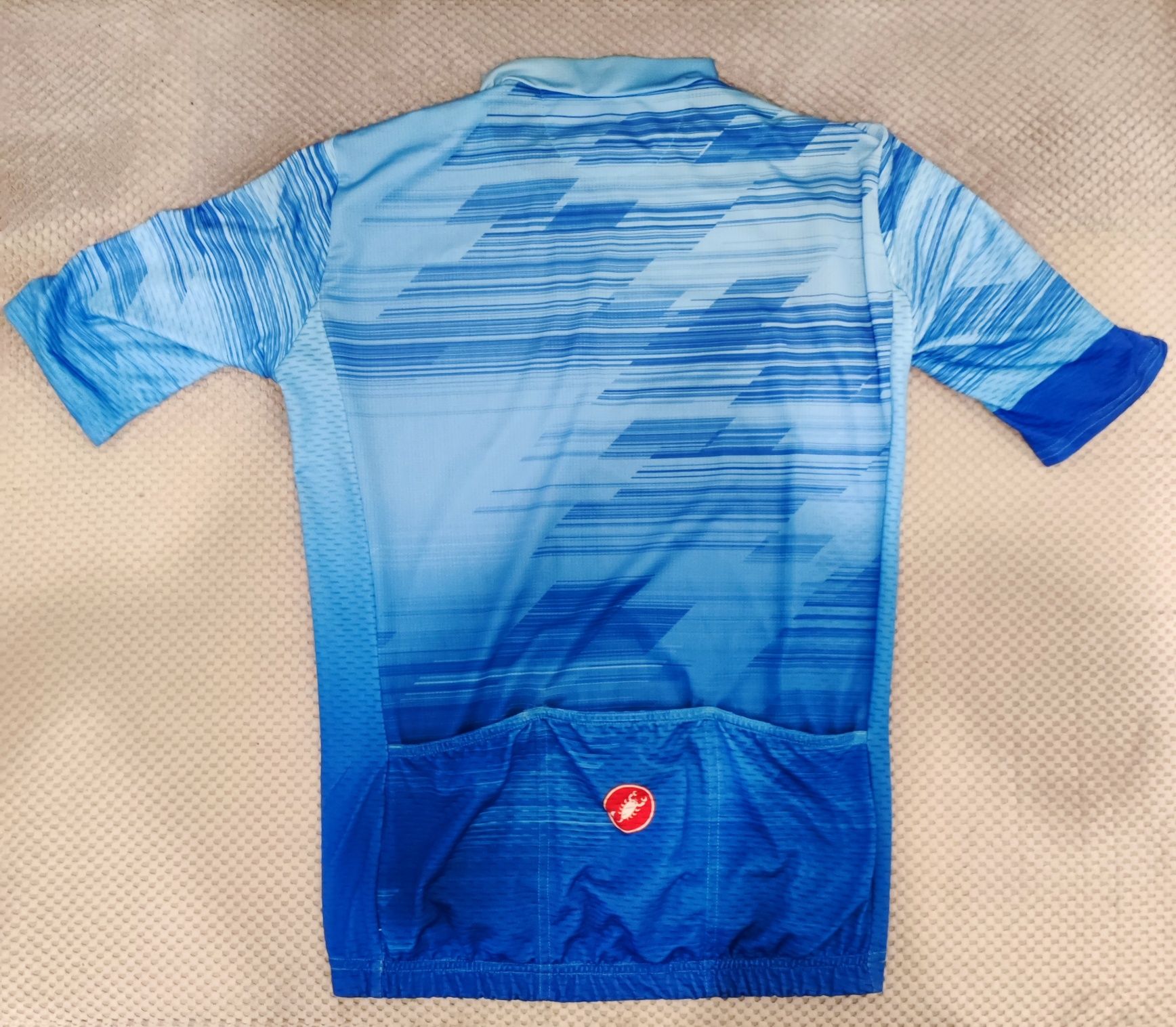 Koszulka rowerowa Castelli Rapido Ocean Blue, Rozmiar S.