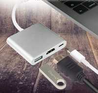 Адаптер 4K USB Type-C 3.1 -> HDMI/ТВ/USB 3.0/USB-C/OTG Multiport